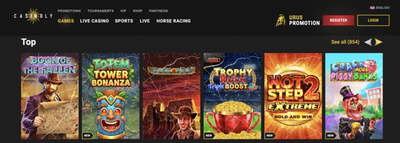 Casinoly Casino game